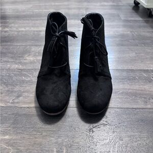 Dr.‎ Scholls Women's Dakota Wedge Boots Black NEW